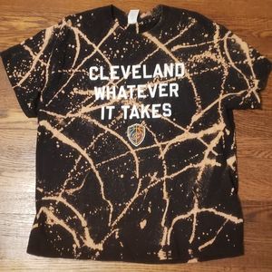XL CLEVELAND SHIRT - DISTRESSED